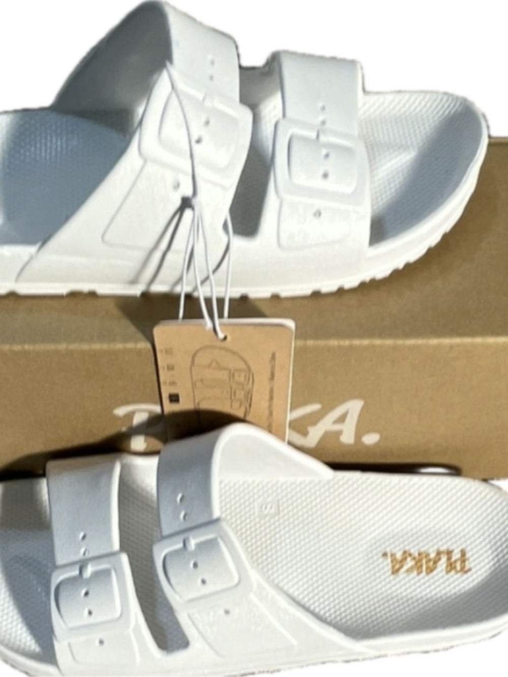 Plaka color White Wedding Shoes - Size 6 #75